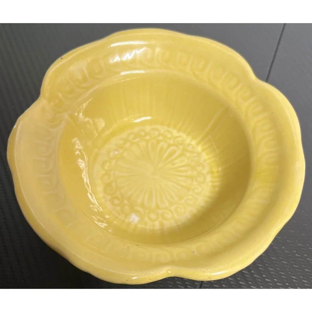 Vintage McCoy Pottery Yellow Kitchen Small Bowl